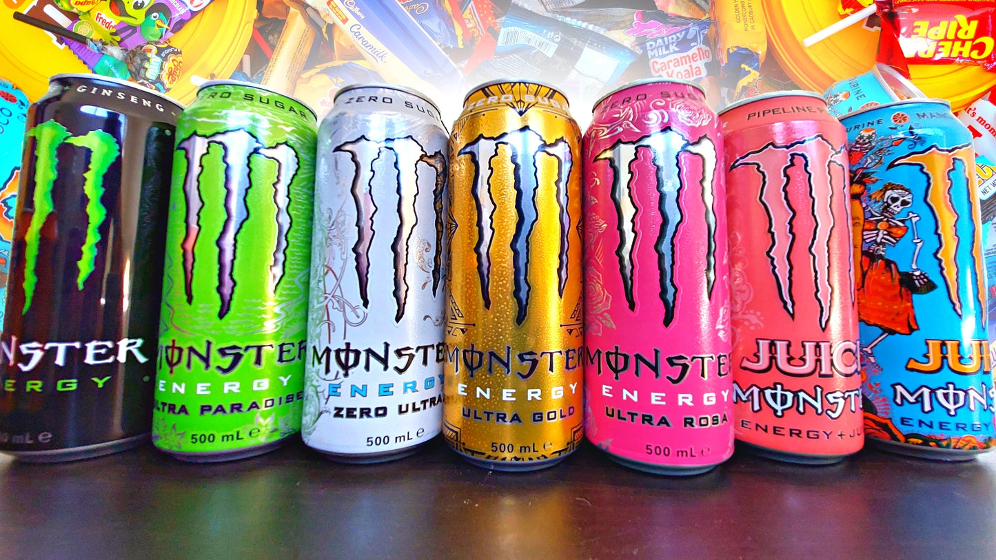 Australian Monster Energy Drinks 500ml (8 Flavours)